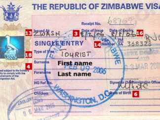 Visum Zimbabwe